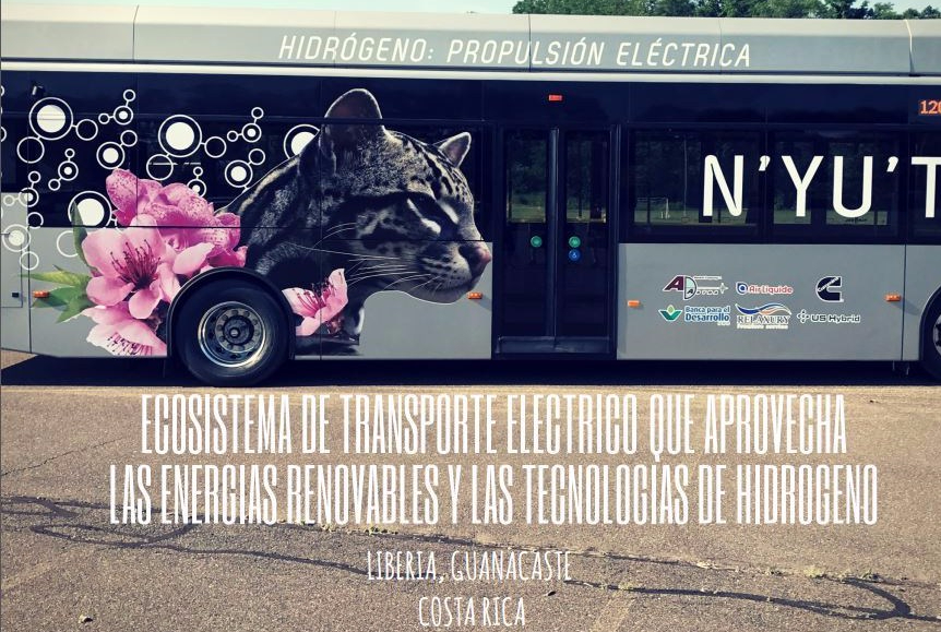 El Nyuti se inaugura en Costa Rica: Primer Bus Eléctrico de Hidrógeno