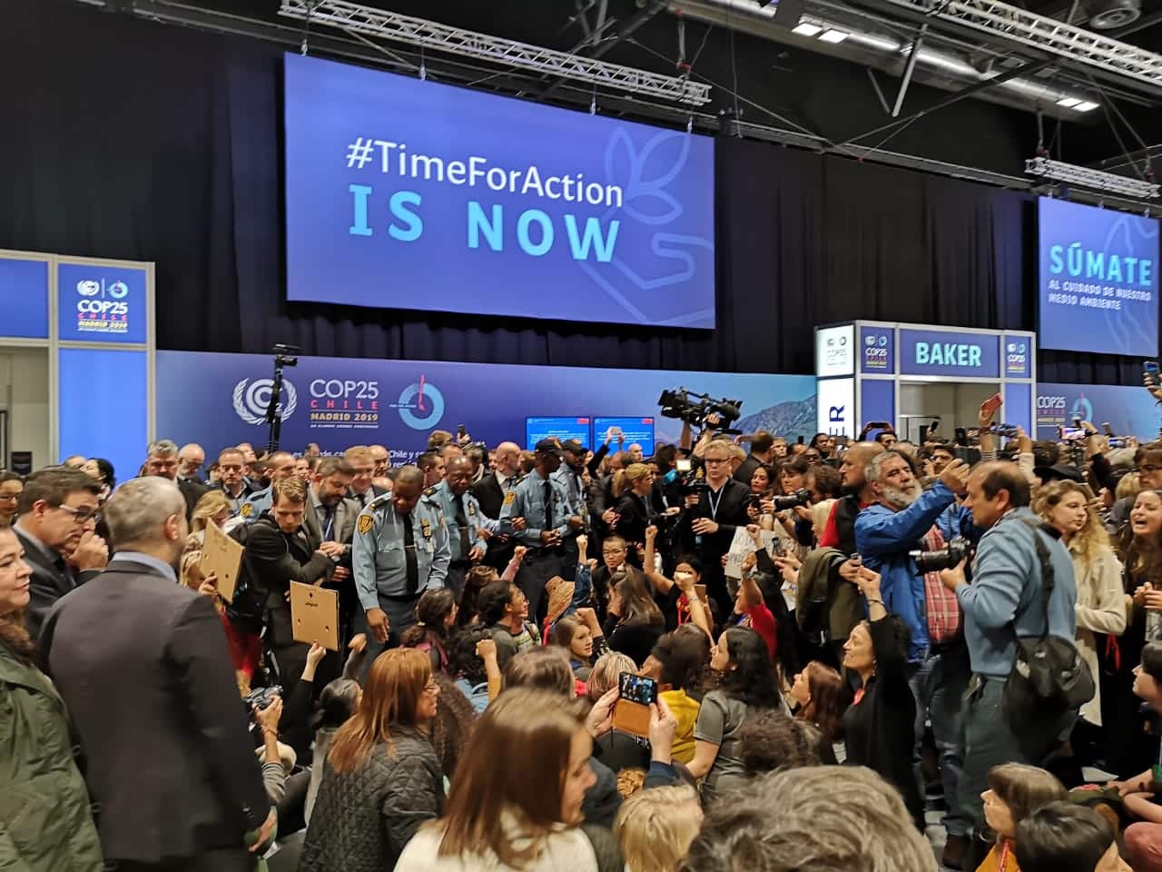 Protestors Kicked Out, Debadged at COP25 while Conference Welcomes Big Polluters
