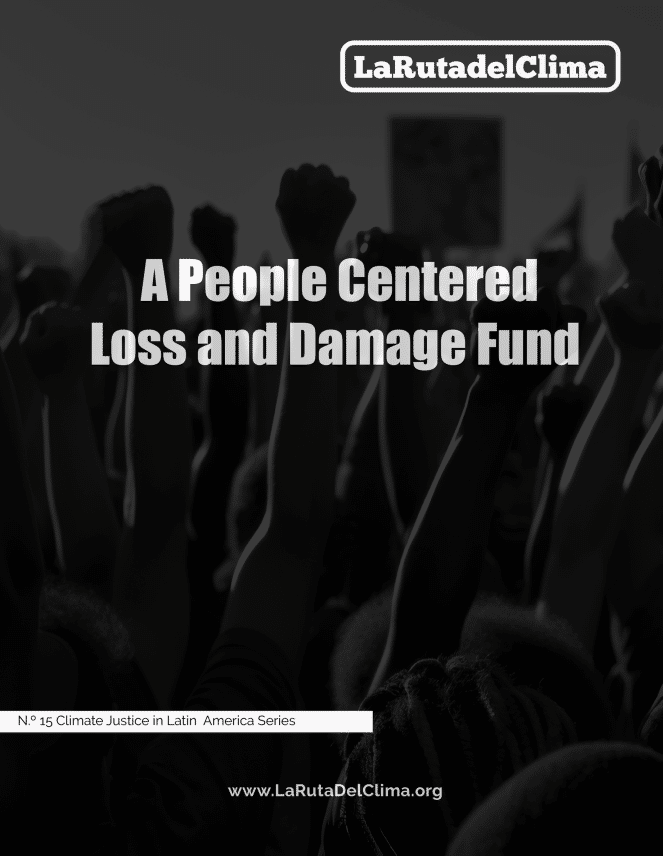 A People Centered Loss and Damage Fund